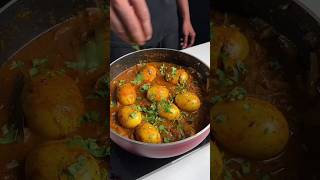 Anda curry 😘 dhabaeggcurry food egg eggrecipe recipe dhabastyleeggcurry cooking shorts [upl. by Ecilayram739]