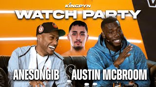 ANESON GIB vs AUSTIN MCBROOM with Yung Filly amp Harry Pinero  Kingpyn Watch Party [upl. by Neiv768]