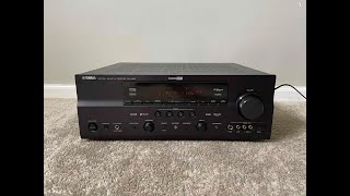 Yamaha RXV663 72 HDMI Home Theater Surround Receiver [upl. by Ansley587]