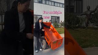 Electric 3 wheeler Trolley self unloading trucks Automatic Trolley shortvideo trending viral [upl. by Goldman]