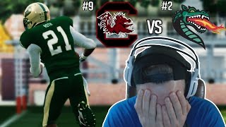 NCAA Football 14 UAB Blazers Dynasty Year 7 Game 5 vs 9 South Carolina Gamecocks [upl. by Ynnus]