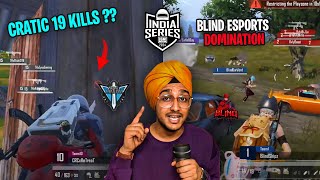 Cratic Esports 19 Kills  Blind OG on Top  BGIS Grind Day 1 [upl. by Nivra]