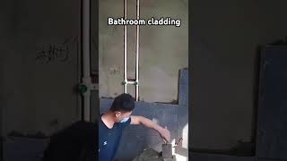 Bathroom cladding with Quality process viralvideo ytshorts trendingonshorts [upl. by Tabb]