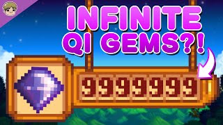 How to do Infinite Qi Gem Glitch in Stardew Valley [upl. by Valdemar]