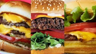 Top 10 Fast Food Hamburgers [upl. by Leina]