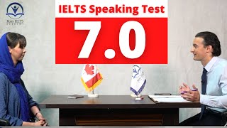 IELTS Speaking test band score of 7 with feedback [upl. by Gerladina]