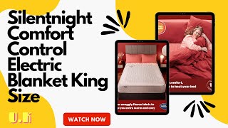 Silentnight Comfort Control Electric Blanket King Size  Heated Electric Fitted Underblanket [upl. by Alesram]