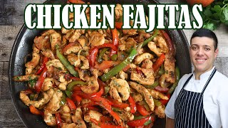 How to Make Chicken Fajitas Recipe  Fast and Easy Mexican Recipe by Lounging with Lenny [upl. by Joann]