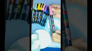 UNBOXING POSCA PENS posca unboxing satisfying [upl. by Aremahs]