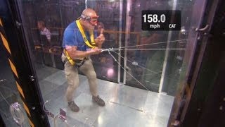 Jim Cantore vs Category 5 Winds [upl. by Naujit789]