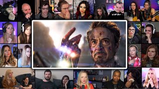 I AM IRON MAN  Avengers Endgame Reaction Mashup [upl. by Ley]