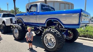 Did squatted trucks RUIN scrapin the coast 2024 Show coverage…lifted lowered and squatted [upl. by Eardna]