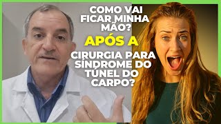 Surpresa pois a maioria dos pacientes tem a mão curada da Síndrome do Túnel do Carpo confira [upl. by Neirol]