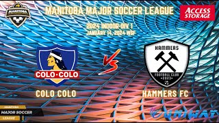 January 14th WSF Div 1 Colo Colo vs Hammers FC [upl. by Elberfeld]