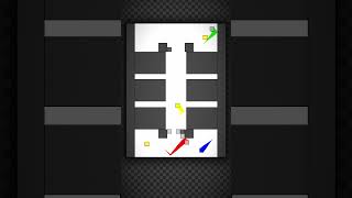 Square Race🟥🟦🟩🟨 squarerace squareracegame satisfying satisfyingvideo fyp [upl. by Aicnetroh110]