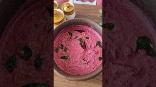 Beetroot Pachadi Kerala Style  Beetroot pachadi recipe in Malayalam  Sadya beetroot kichadi Recipe [upl. by Bruning575]