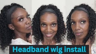 Best 14 inch headband wig under 50punmasa hairstep by step tutorial wiginstall [upl. by Mahmoud]