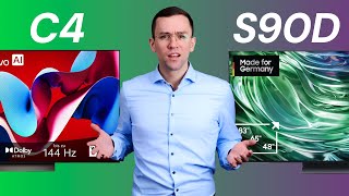 LG OLED C4 vs Samsung S90D Was ist der bessere Deal [upl. by Naimed]