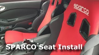 Sparco Seat Install [upl. by Nahshon]