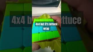 How did cubes get lettuce wrapped 🥬 rubikscube comedy AnasCubing [upl. by Henigman]