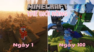 Sinh Tồn 100 Ngày Trong Minecraft Thế Giới Rồng Panaces World minecraft 100days [upl. by Mali307]