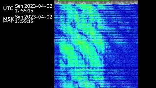 The BuzzerUVB764625Khz April 2nd 2023 1254UTC Voice message [upl. by Aciret]