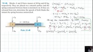 15–48 Kinetics of a Particle Impulse and Momentum Chapter 15 Hibbeler Dynamics Benam Academy [upl. by Black848]