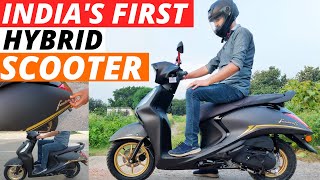 2021 Yamaha Fascino 125 Walkaround  All The Details  Motoroids [upl. by Idou972]