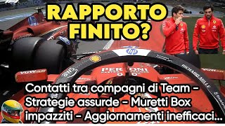 F1 SPAGNA CONTATTO TRA LE 2 FERRARI  POLEMICHE AI BOX  STRATEGIE FOLLI  UPGRADE INEFFICACI [upl. by Dannon]