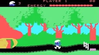 Smurf Rescue in Gargamels Castle  ColecoVision Coleco 1982 [upl. by Ahsikam]