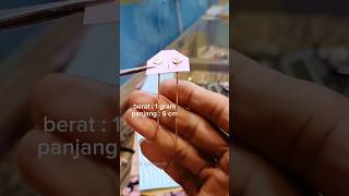 4 model anting panjang tlusup taoge  emas muda [upl. by Wenn816]