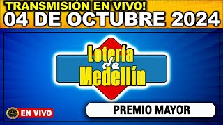 Resultado LOTERIA DE MEDELLIN del viernes 04 de octubre 2024 [upl. by Perlis]