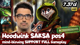 Hoodwink SAKSA Soft Support po4 Gameplay 737d  Full Gameplay Guides Tips [upl. by Ole]