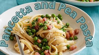 Kitchen Hero Pancetta and Pea PastaQUICK AND EASY [upl. by Sarat]