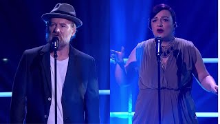 Ben Logan vs Shirin Majd  The Prayer  The Voice Australia 5 2016  Battle Rounds [upl. by Ramburt]