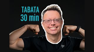 30Minute NoEquipment Tabata Workout  HighIntensity Bodyweight Cardio Routine [upl. by Lodnar]