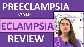 Preeclampsia Eclampsia in Pregnancy Nursing Review Pathophysiology Symptoms NCLEX [upl. by Olympium]