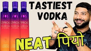 Neat पीने के लिए Best Vodka  Ciroc Vodka Passion Review  The Whiskeypedia [upl. by Eiro]