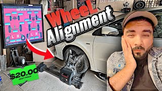 Corolla car wheel Alignment Bad newsTyre khatam hogAy🥺UB kia kruN [upl. by Lapointe]