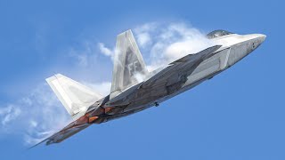 F22 RAPTOR LIGHTS UP THE SKIES OF MIRAMAR AT AMERICAS AIRSHOW 2024 4K [upl. by Akinhoj]