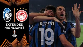 Atalanta vs Olympiakos Extended Highlights  UEL  Round of 16  Leg 1  CBS Sports Golazo [upl. by Nytsirc]