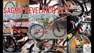 Sagmit Revelator 1X12 Bike Build Step by Step Build Frame Brakes to Drive train All Sagmit [upl. by Senskell]