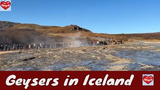 Geysers in Iceland  NingD [upl. by Nnov427]