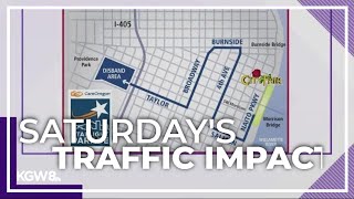 Starlight Parade Timbers match to close several streets downtown on Saturday [upl. by Olnton322]