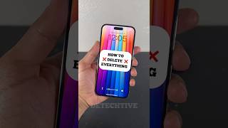 How to Factory Reset on Apple iPhone 14 15 16 Pro Max Device delete iphone 16promax iphone16 [upl. by Franchot]