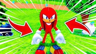 o SONIC VERMELHO do ROBLOX é REAL é o Knucles 🤫  Sonic Speed Simulator Roblox [upl. by Barbur]