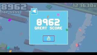 Crossy Road 8962  Top 5 All Time Score [upl. by Eedya]