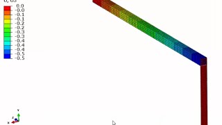 Abaqus CAE Thermomechanical with Contact Example Simulation of Thermal Switch [upl. by Gillmore]