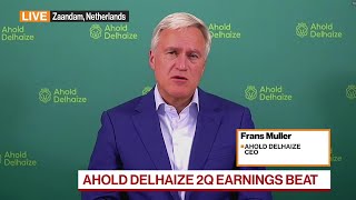 Ahold Delhaize CEO Quite Happy With Uptick in Sales [upl. by Solana]