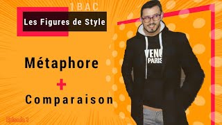 Les figures de style  La comparaison  La métaphore  شرح بالدارجة [upl. by Soelch]